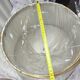 Set of 3 large vintage pleated fabric lampshades – trimmings –
