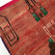 Moroccan Berber carpet red boujaad with colorful patterns 260x170cm