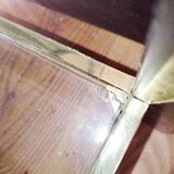 Belgo Chrom brass side table, 1980