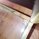 Belgo Chrom brass side table, 1980