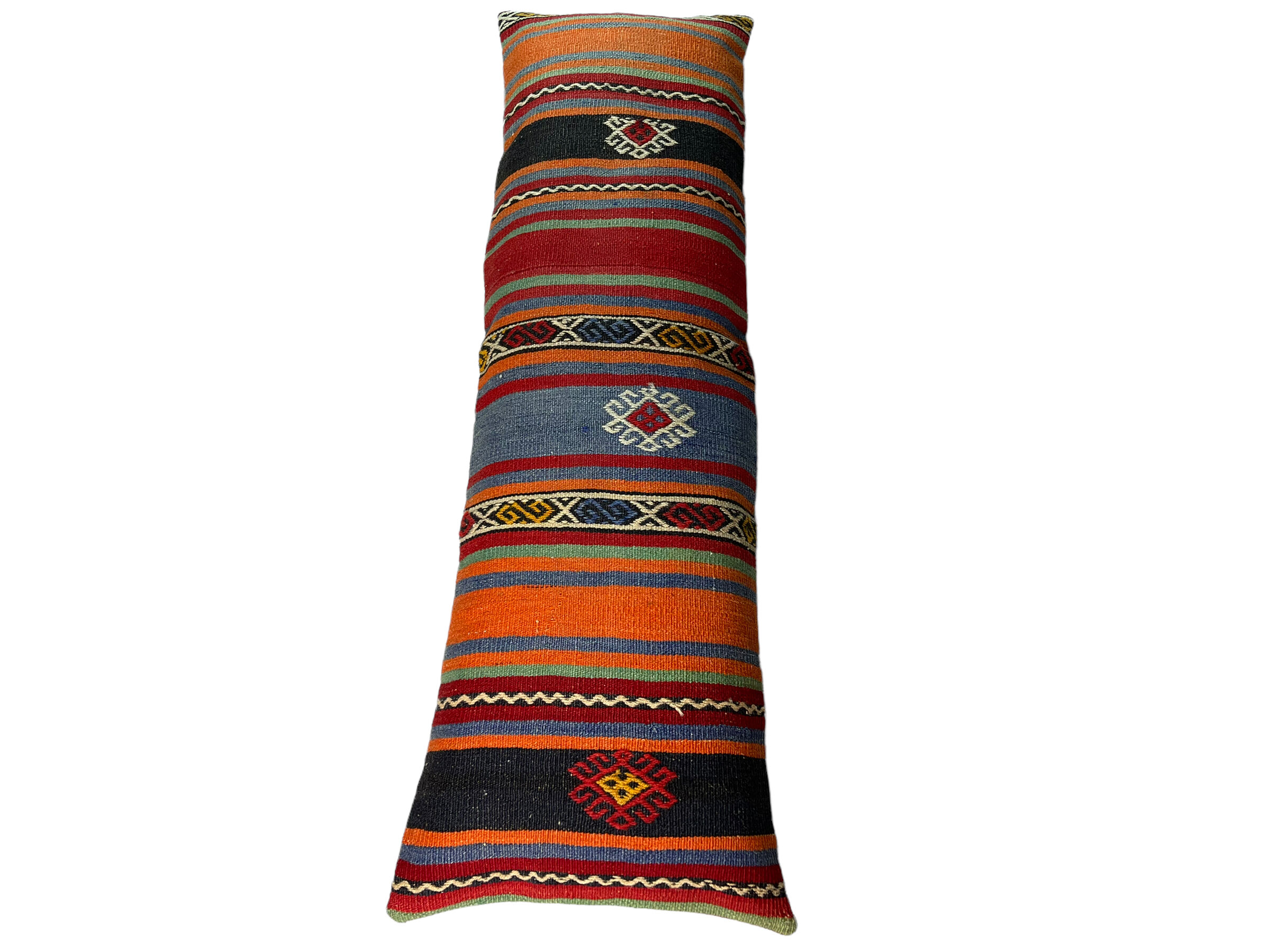 Vintage turkish kilim cushion cover , 120 x 40 cm