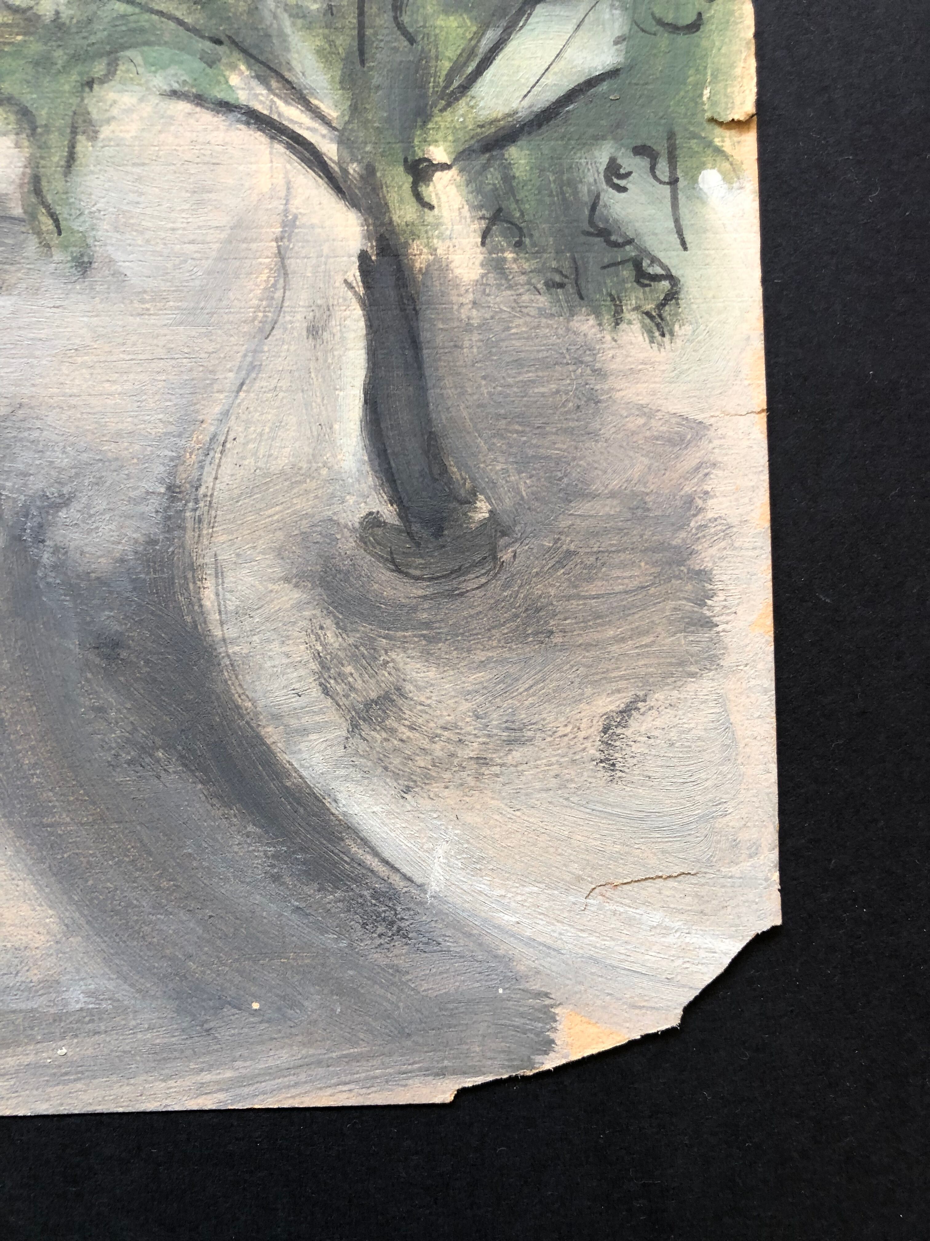 Gouache rue de paris