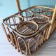 Bottle holder rattan vintage bamboo 50 60