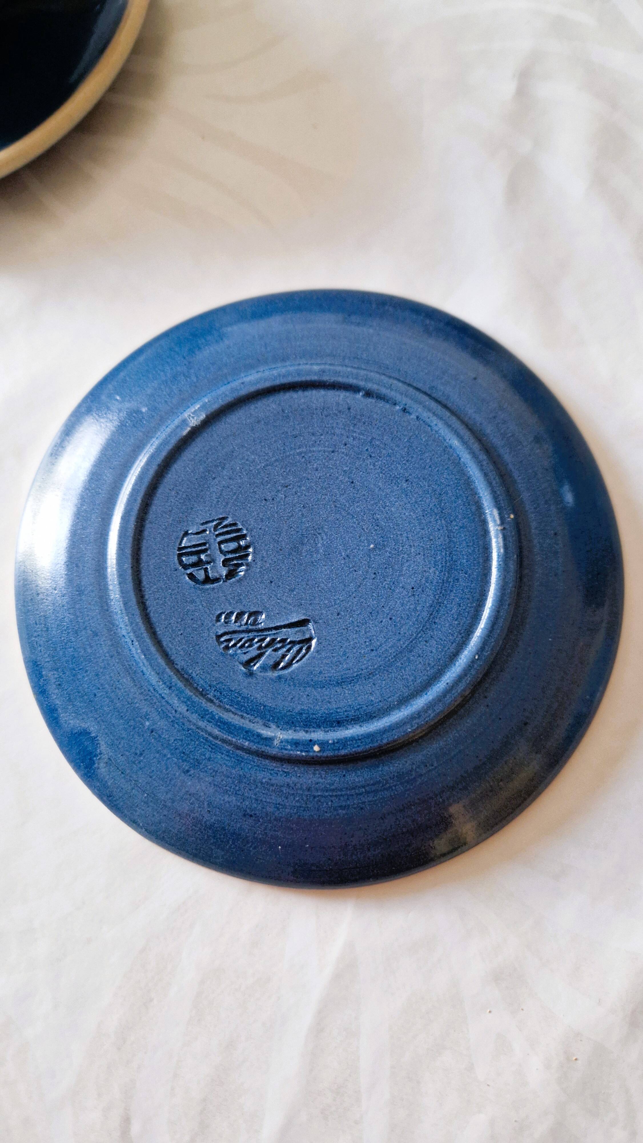 Ceramic tea service from the Pichon factory - Uzès