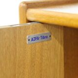 Scandinavian teak library, Afja, Tibro, Sweden, 1960