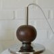 1 of 2 vintage white glass pendant light MCM hanging lamp Yugoslavia 1970's