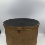 Vintage vintage wooden hat box 1850