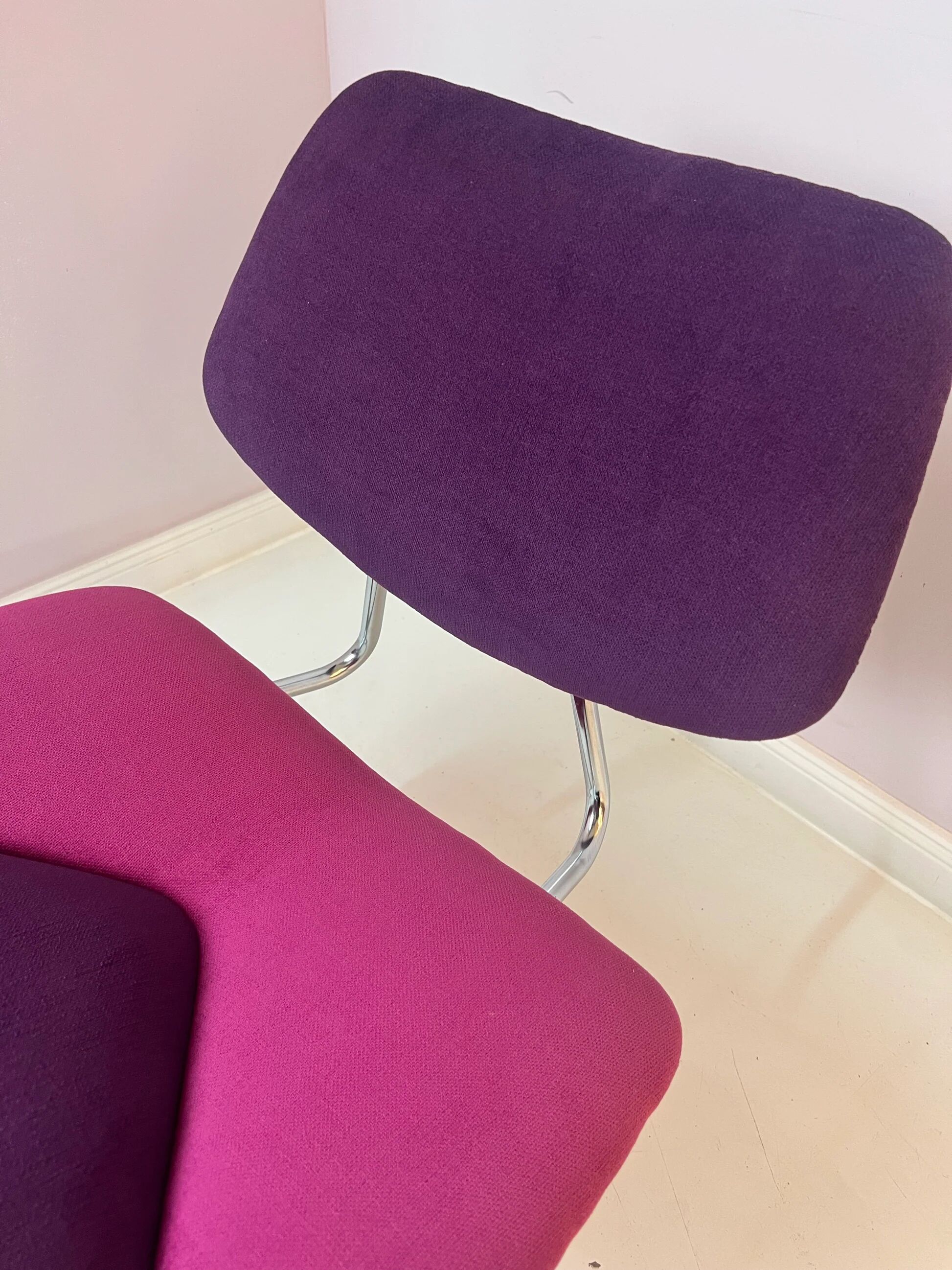 Vermund VL 135 armchair purple pink chrome