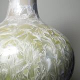 Large globular porcelain vase with crystalline enamels, Jingdezhen Zhi, vintage