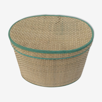 Basket with lid vintage