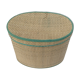Panier ovale vintage avec couvercle