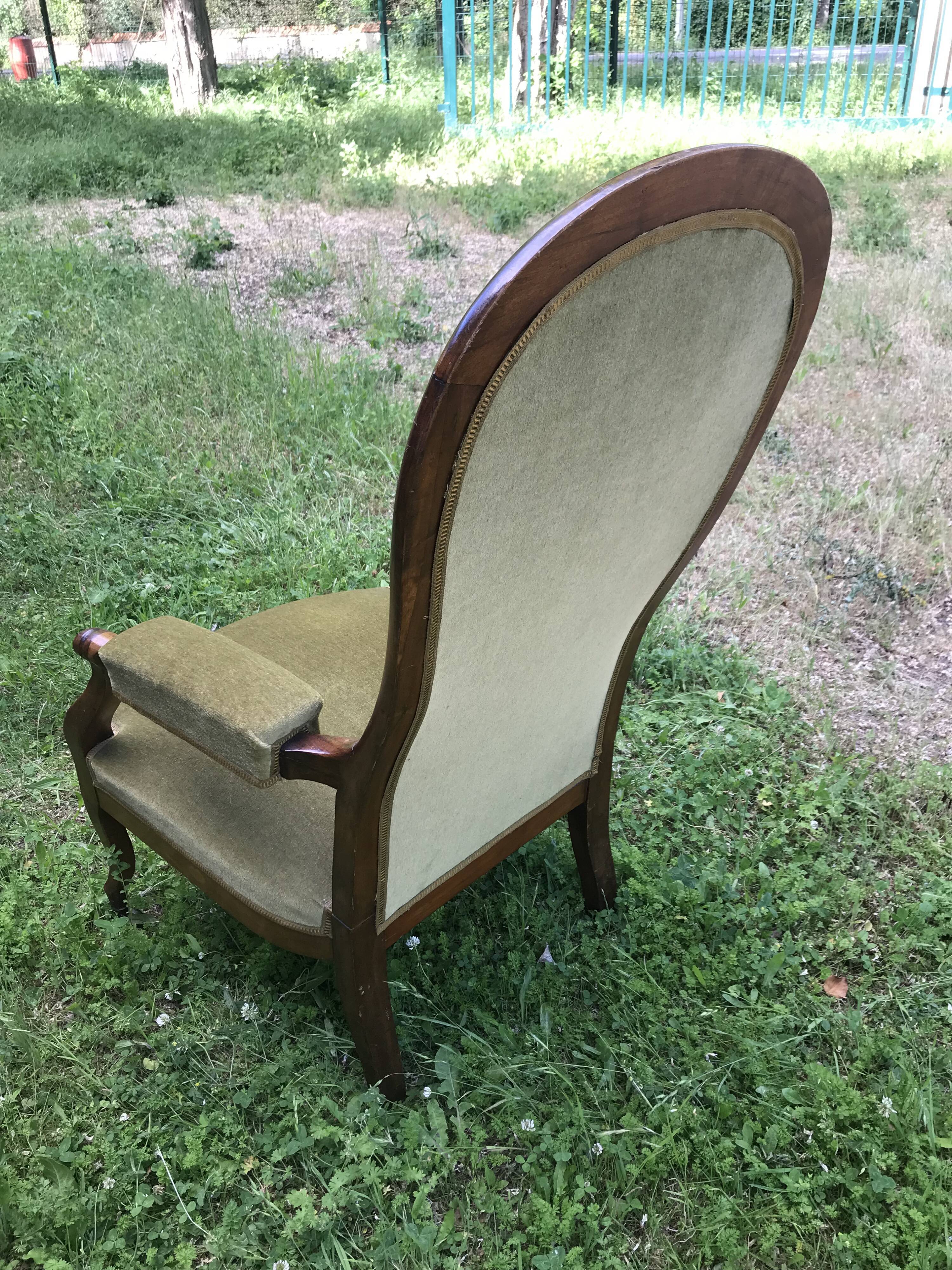 Old Voltaire armchair