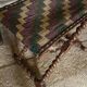 Tabouret pliant vintage à pieds torsadés