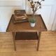 Antique coffee table with 2 tiers