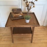Table basse ancienne 2 plateaux