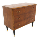 Commode scandinave en teck, Suède, 1950