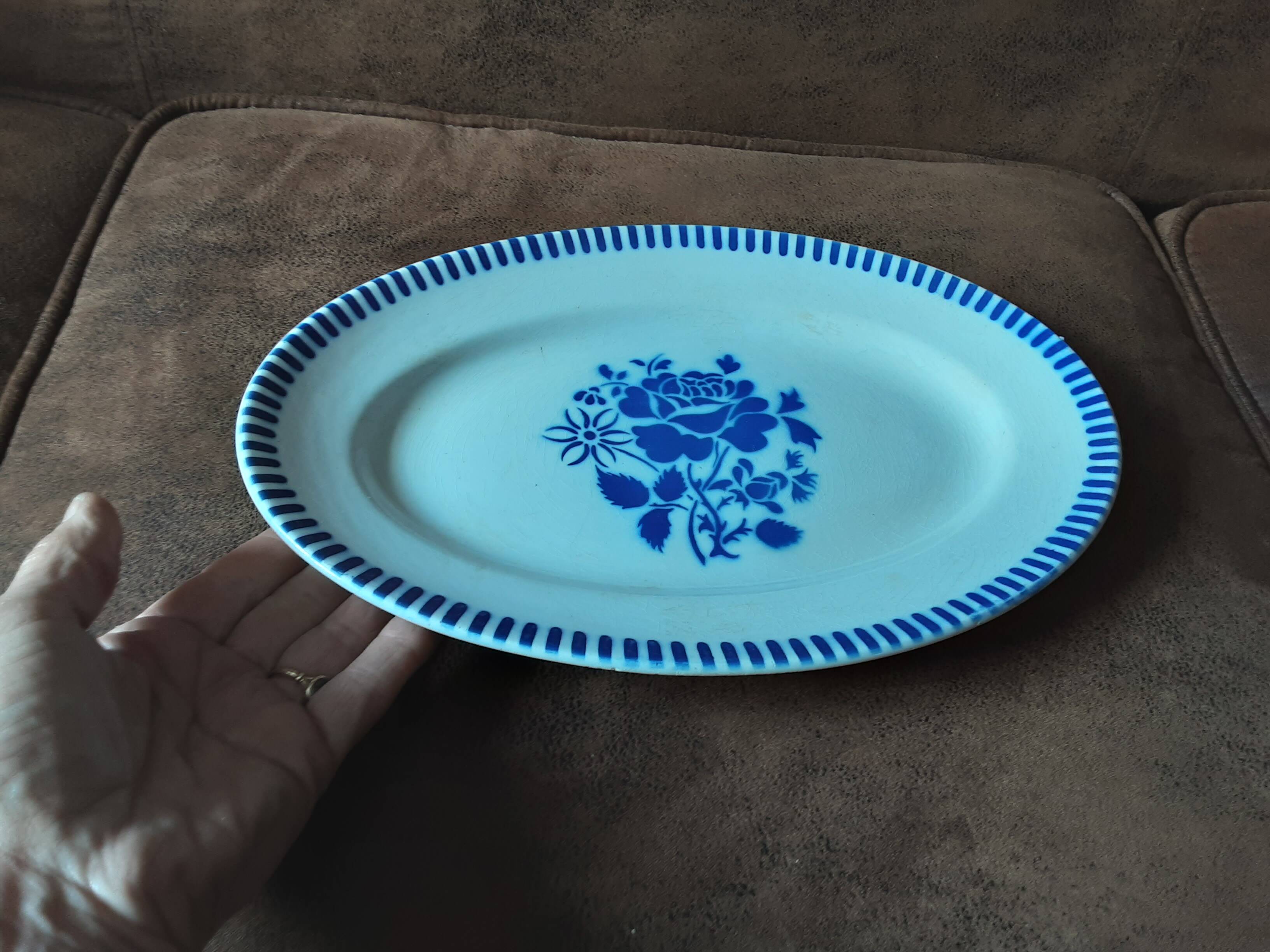 Luneville oval dish