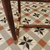 Dining table 70 by Pierre Jolliet mahogany and brass