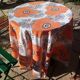 Vintage round tablecloth