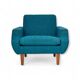 1970s, Danish armchair, original furniture wool, teak wood.