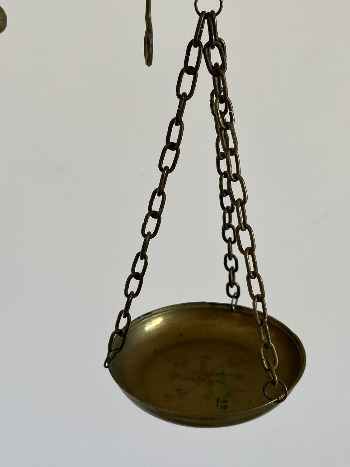 Balance romaine laiton