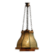 Copper Pendant Lamp, Sweden, 1950s