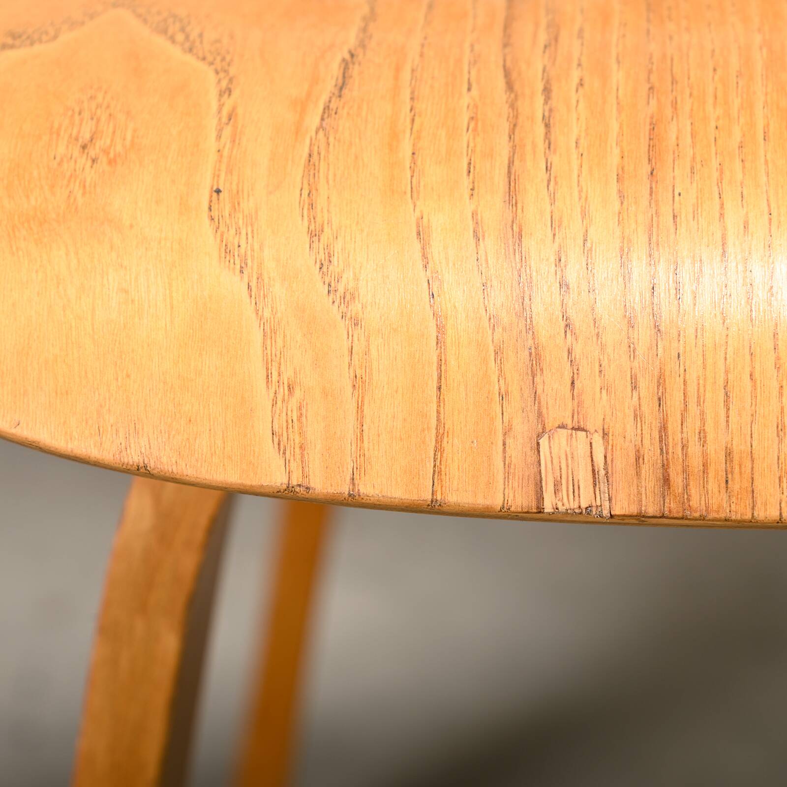 Charles and Ray Eames Early DCW Ash Plywood Dining Chair for Herman Miller