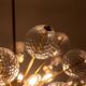 Kamenický Šenov, published by. Brass and glass chandelier. Around 1970.