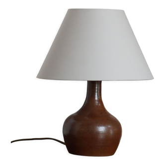 Lampe à poser grès pyrité La Borne 1980