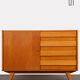Vintage oak storage by Jiri Jiroutek, model U-458, 1960