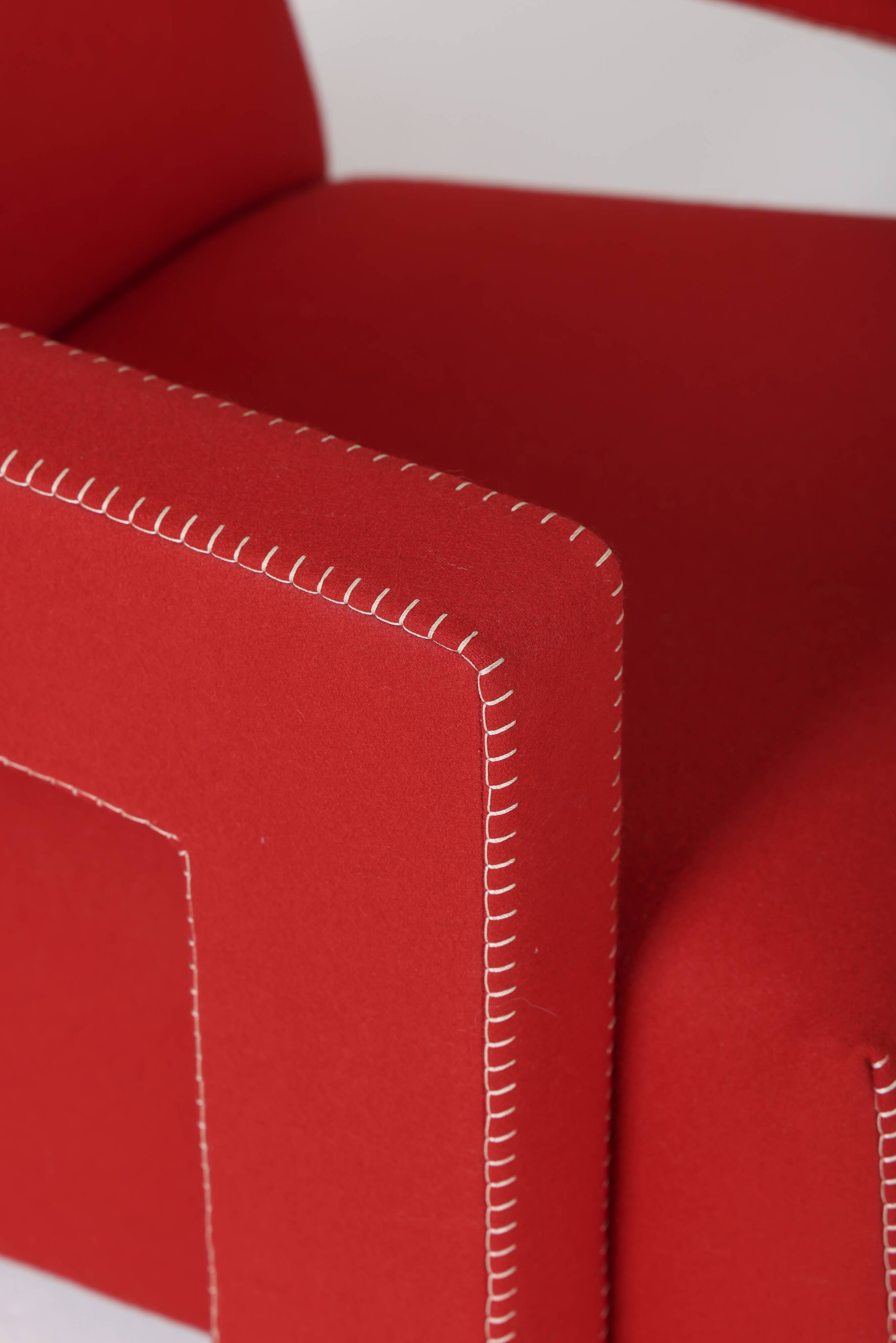 Utrecht armchair by Gerrit Reitveld edited by Cassina