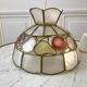 Suspension in mother-of-pearl and brass fruit patterns 60s