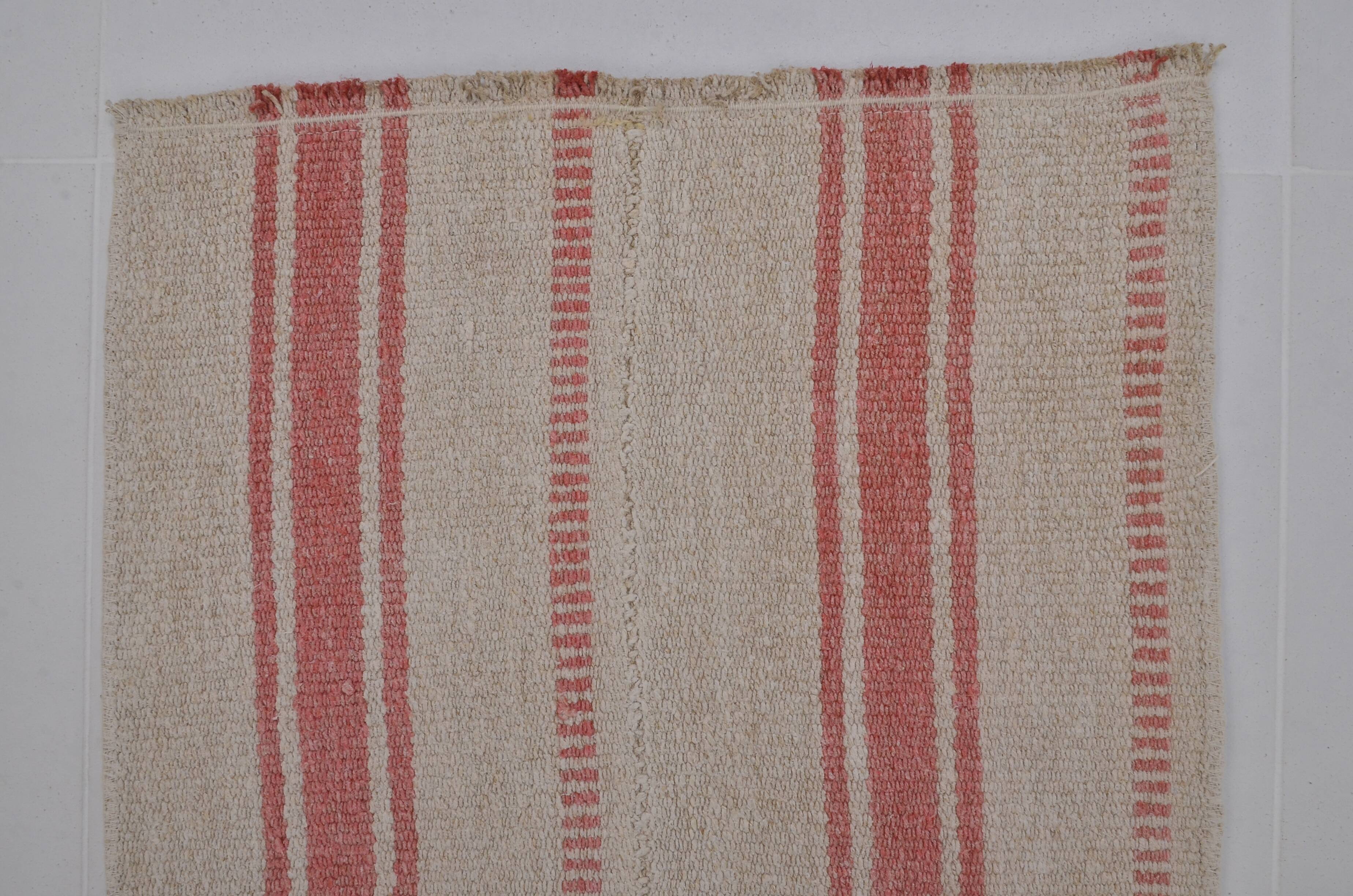 Small Neutral Hemp Kilim sku3925