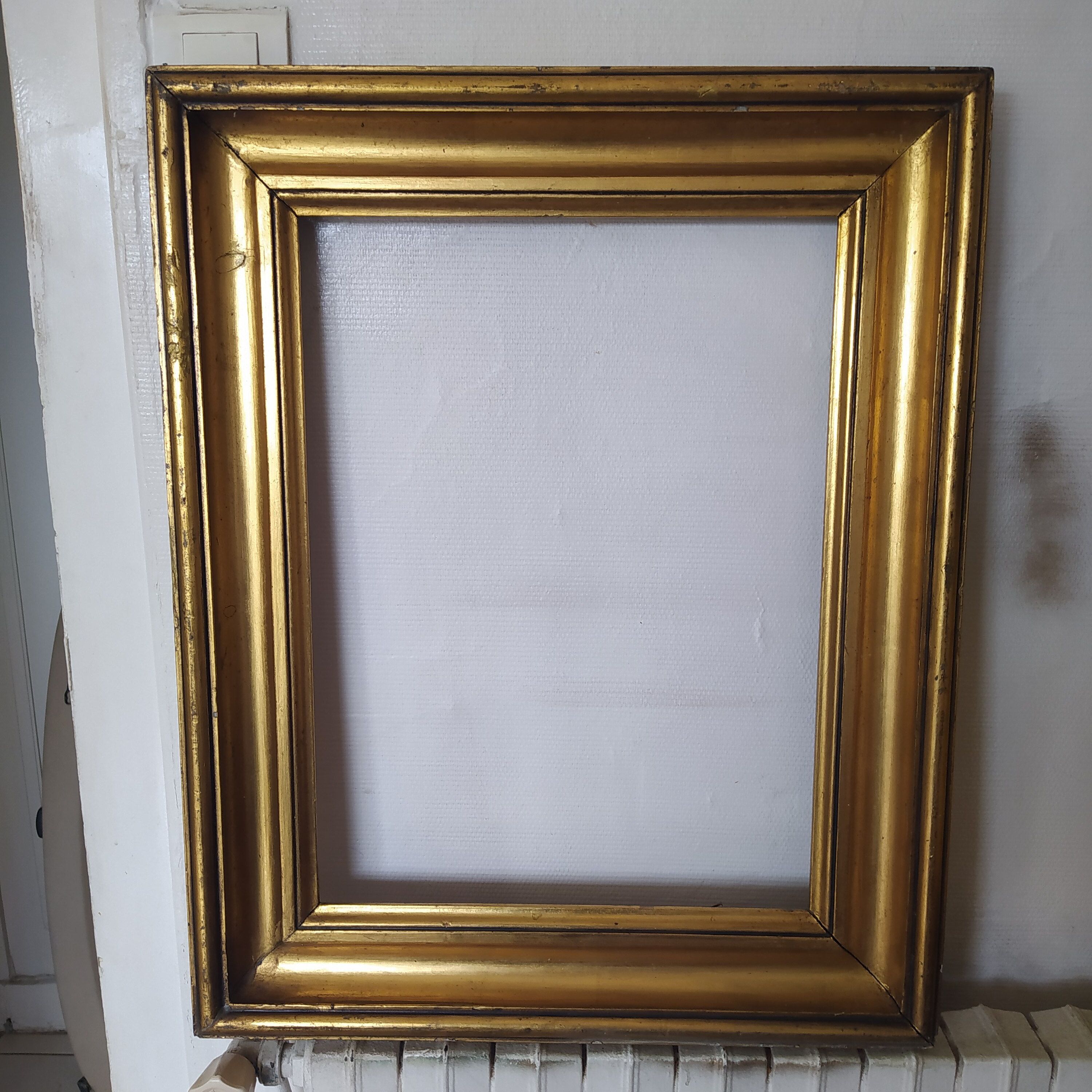 Louis XVI frame in gilded wood 18th