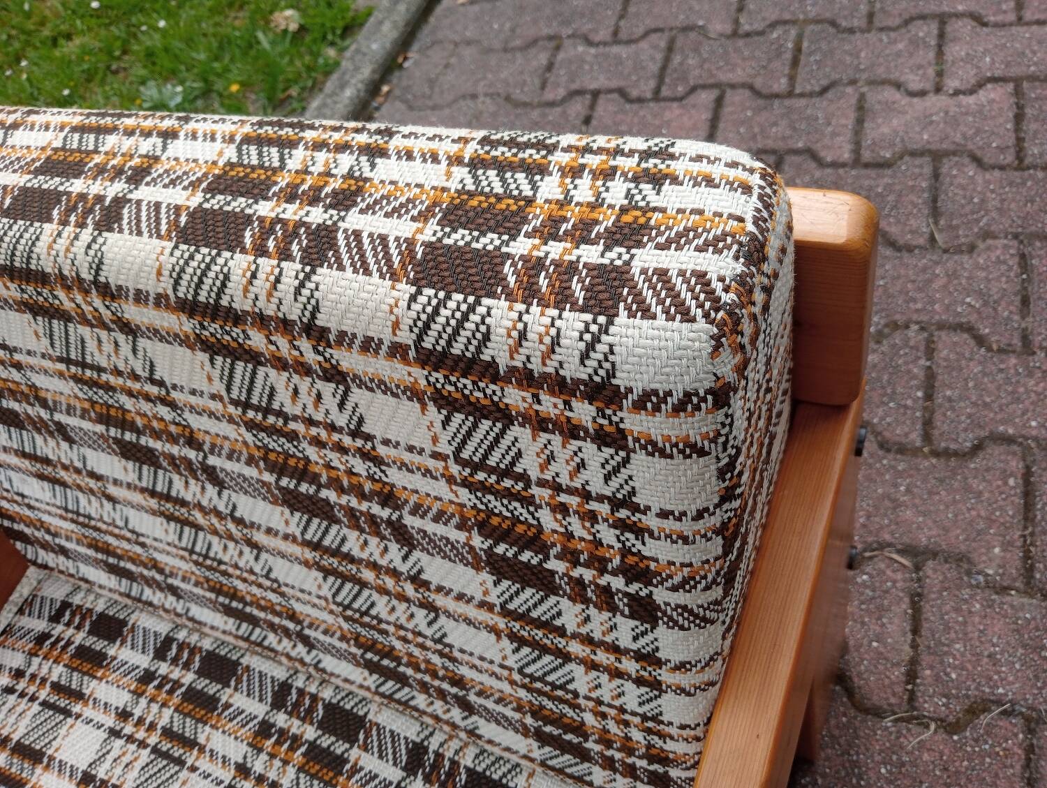 70s brutalist armchairs