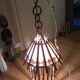 Vintage 60s rattan pendant light