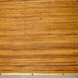 rattan and bamboo table and chair