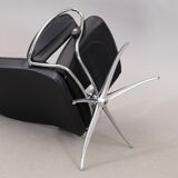Stressless manual upholstered relax armchair and ottoman sound – Metro
