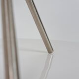 Tripod lamp with opaline UFO space age 70s