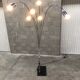 Lampadaire chromé design Gencarelli et Beltromi des années 80