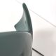Lamp shape wave shell ceramic green glass globe