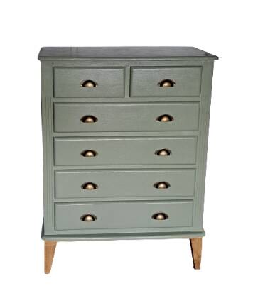 Commode scandinave vert forest 4