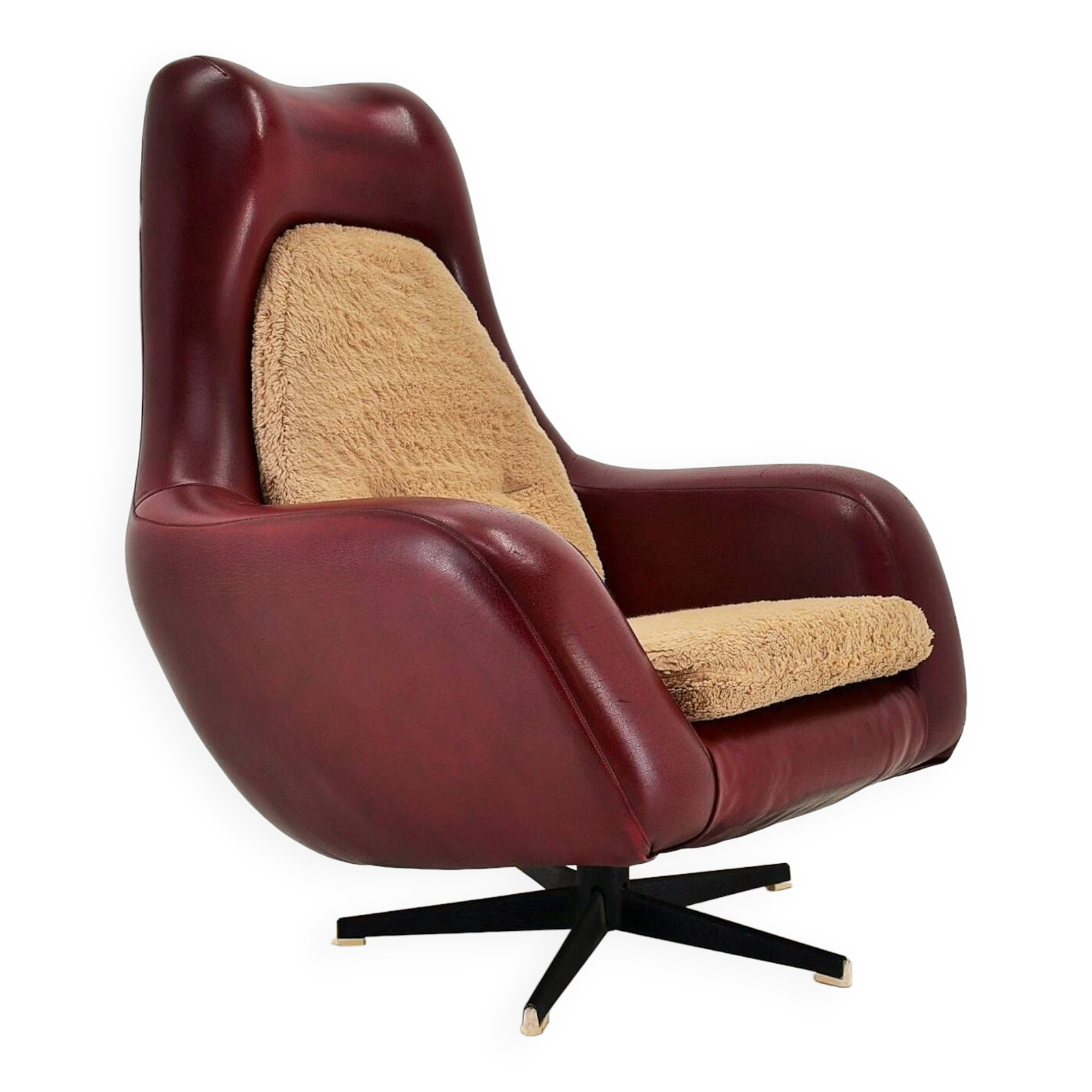 Swivel Armchair , Siesta , Czechoslovakia 1970s
