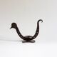 Zoomorphic wrought iron candle holder, France, 1950s