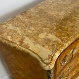 Commode Louis XV Marble top and marquetry
