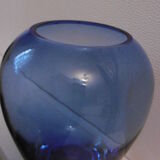 Cobalt blue glass vase