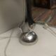 Chrome-plated metal lamp circa 1970