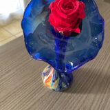 Blown glass vase