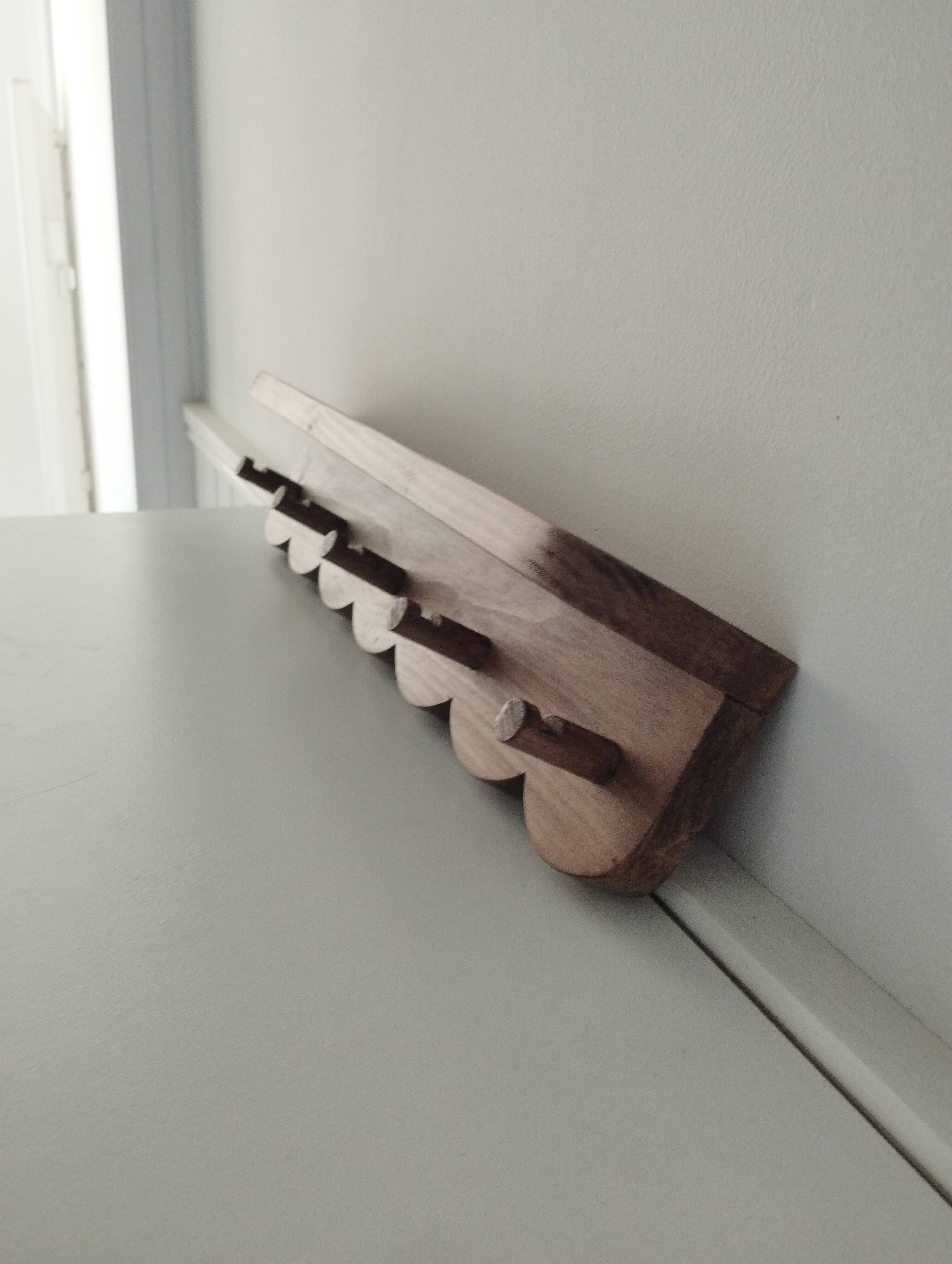 Decorative coat rack