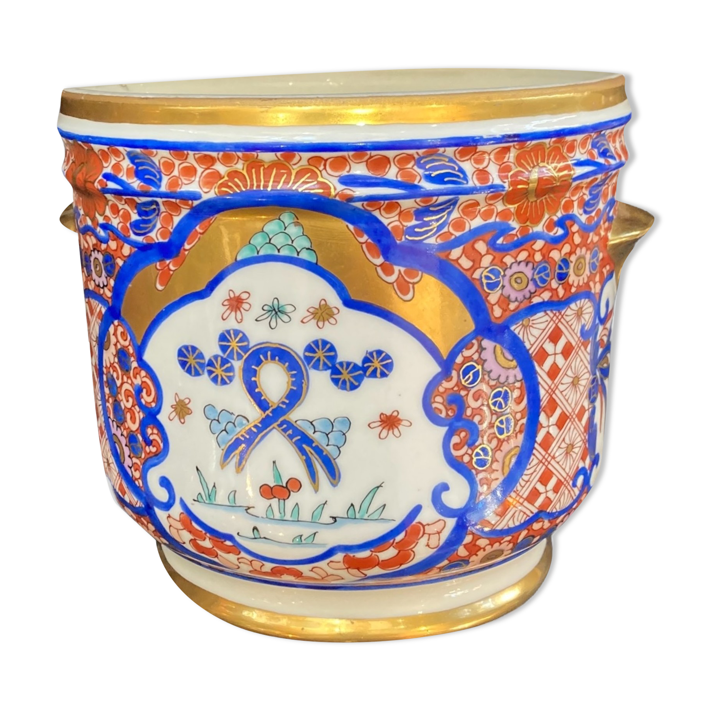Cache pot en porcelaine